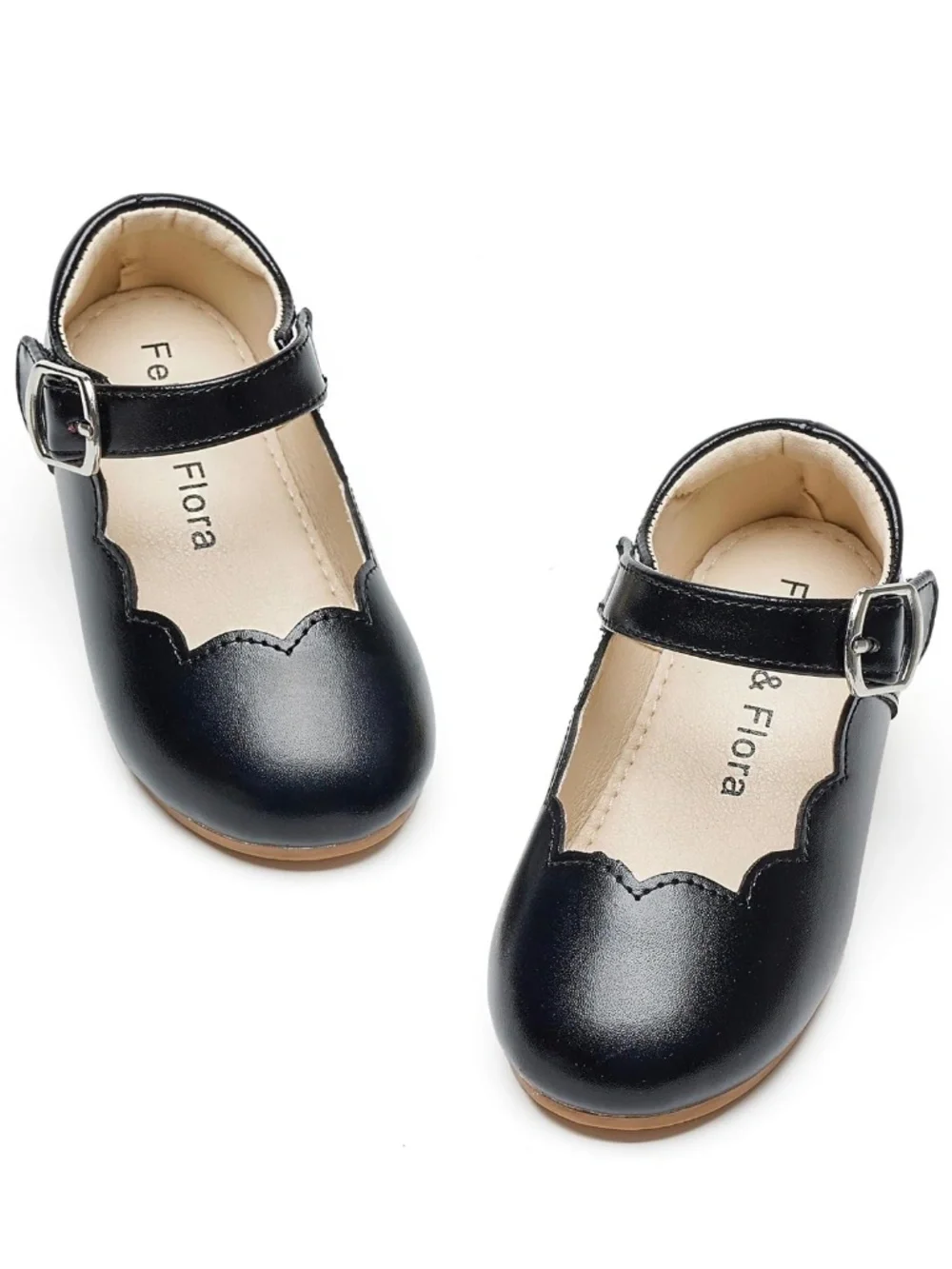 Felix & Flora Toddler Flower Girl Dress Shoes - Baby Girl Ballet Mary Jane Flats